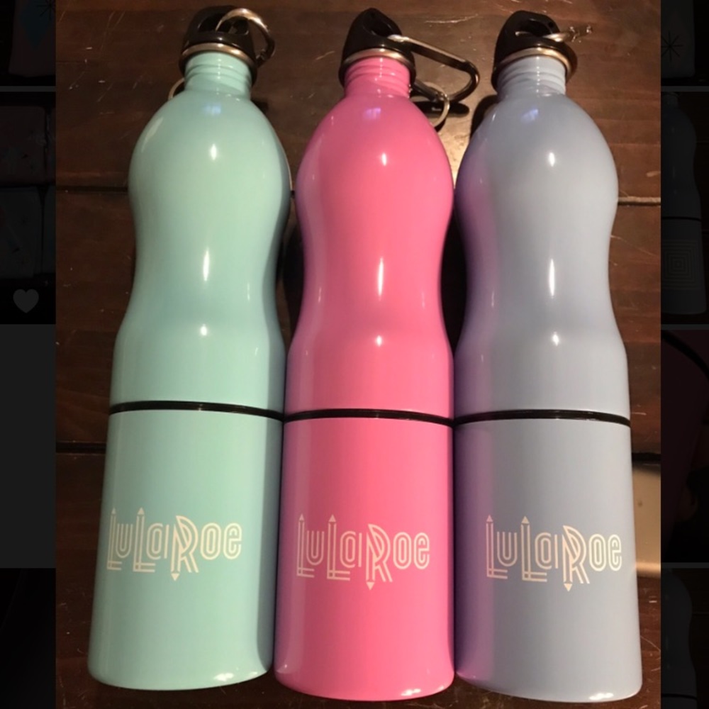 Lularoe Water Bottle Blue